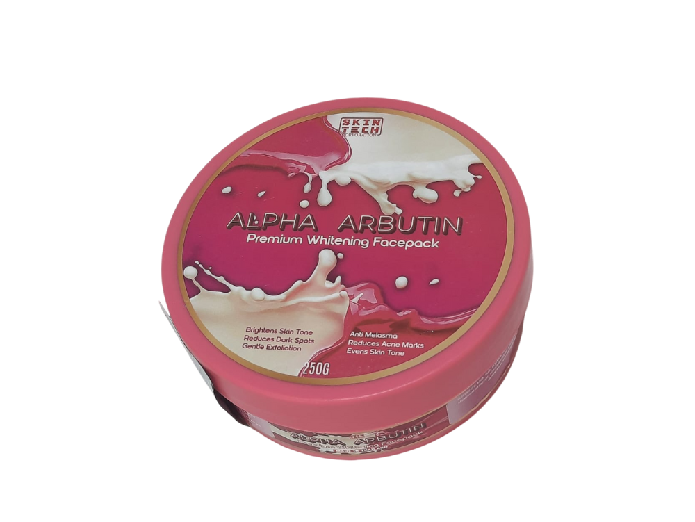 Skin Tech Alpha Arbutin Premium Whitening Facepack 250gm