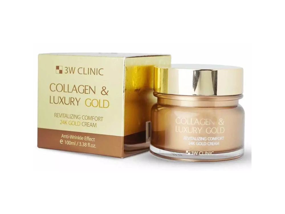 3W Clinic Collagen & Luxury Gold Revitalizing Comfort Gold Cream 100ml