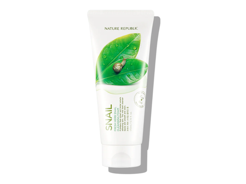 Nature Republic Fresh Herb Snail Cleansing Foam - 170ml