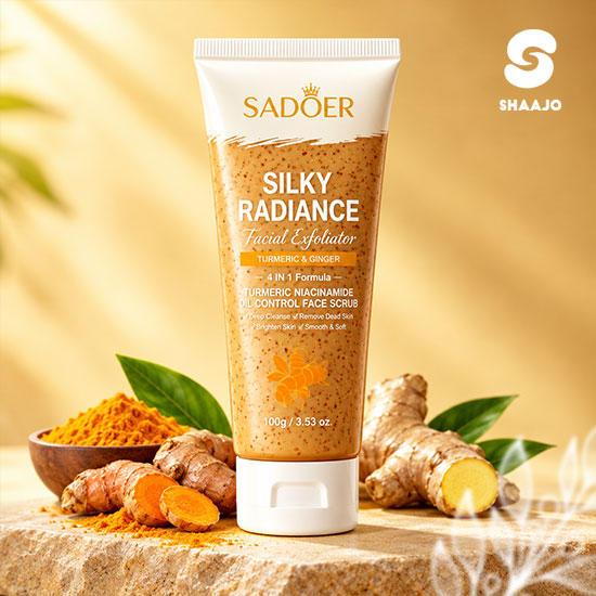 Sadoer Silky Radiance Turmeric and Niacinamide Facial Exfoliator