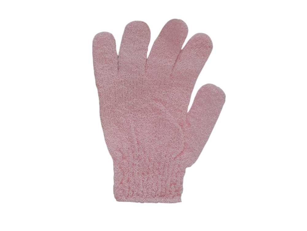 Bath exfoliating gloves