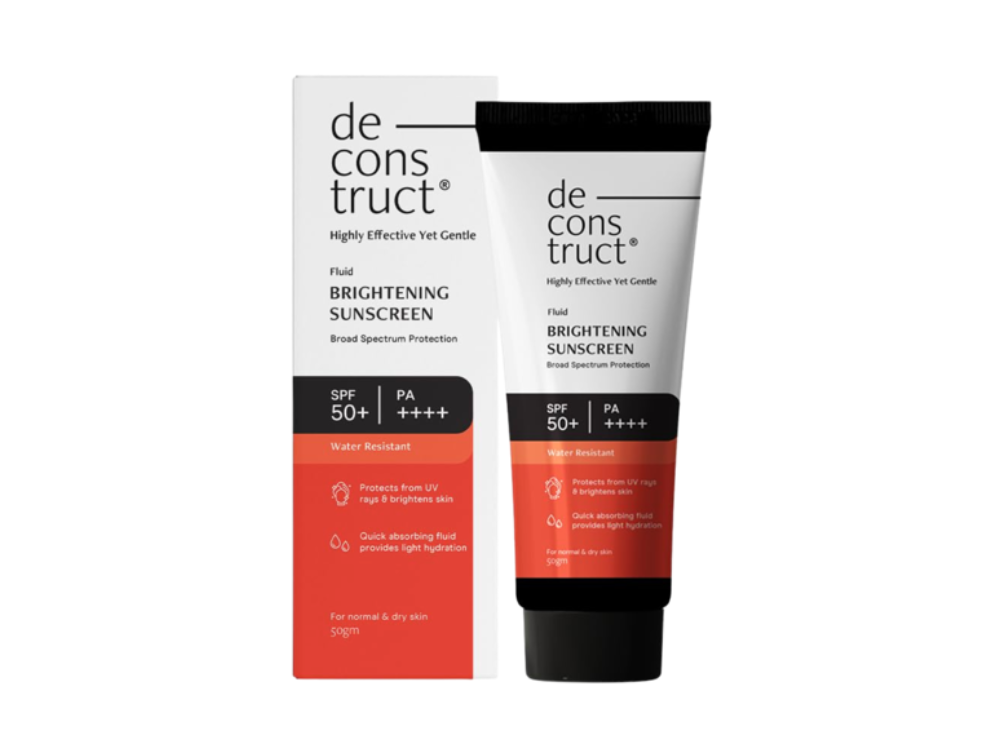 Deconstruct Fluid Brightening Sunscreen with spf 50+ 50gm