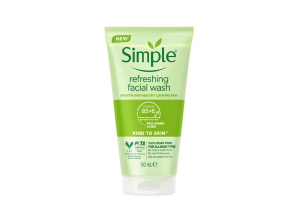 Simple Kind to Skin Refreshing Facial Wash 150ml