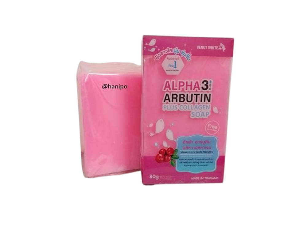 Alpha Arbutin 3 Plus Collagen Soap 80gm