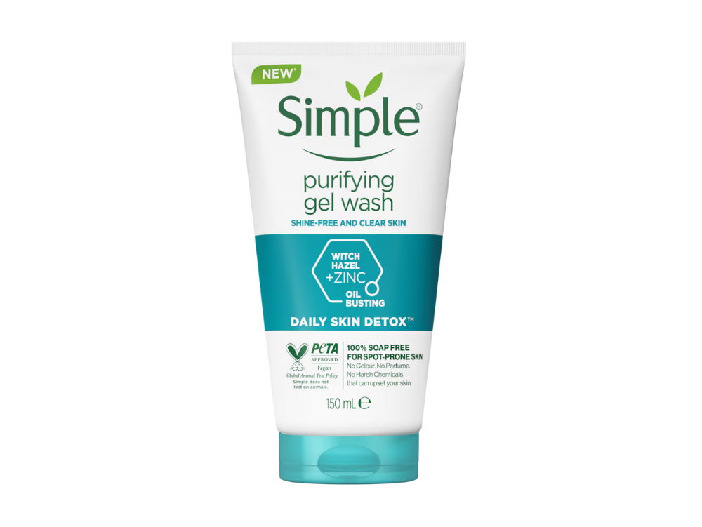 Simple Daily Skin Detox Purifying Gel Face Wash- 150 ml