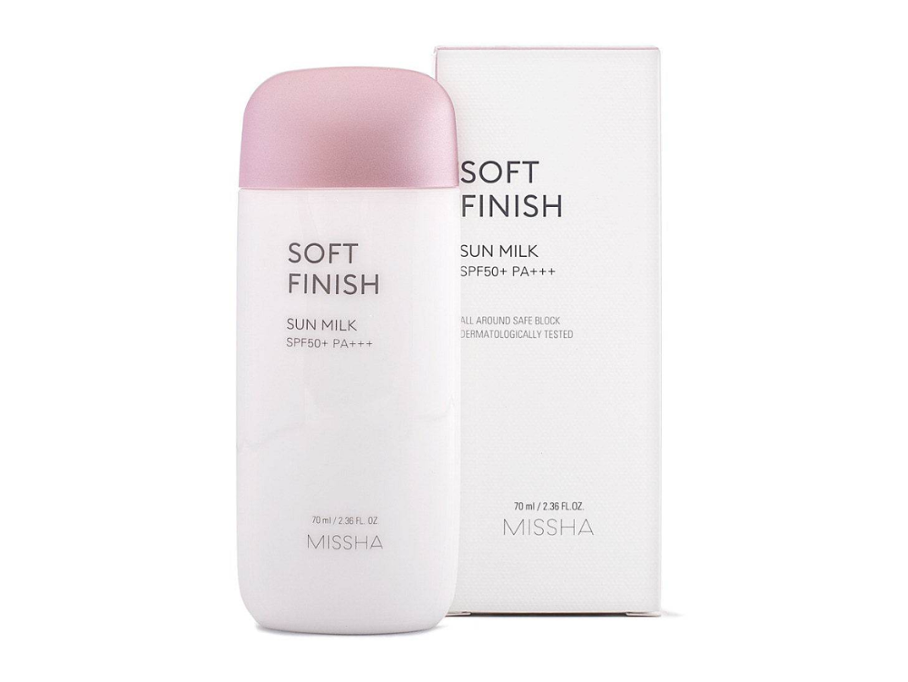 Missha - All Around Safe Block Soft Finish Sun Milk SPF50+ PA+++ - 70 ML