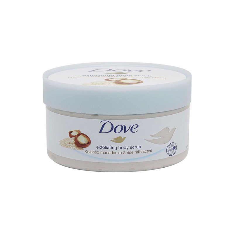 Dove Exfoliating Body Scrub Crushed Macadamia & Rice Milk - 225 ml
