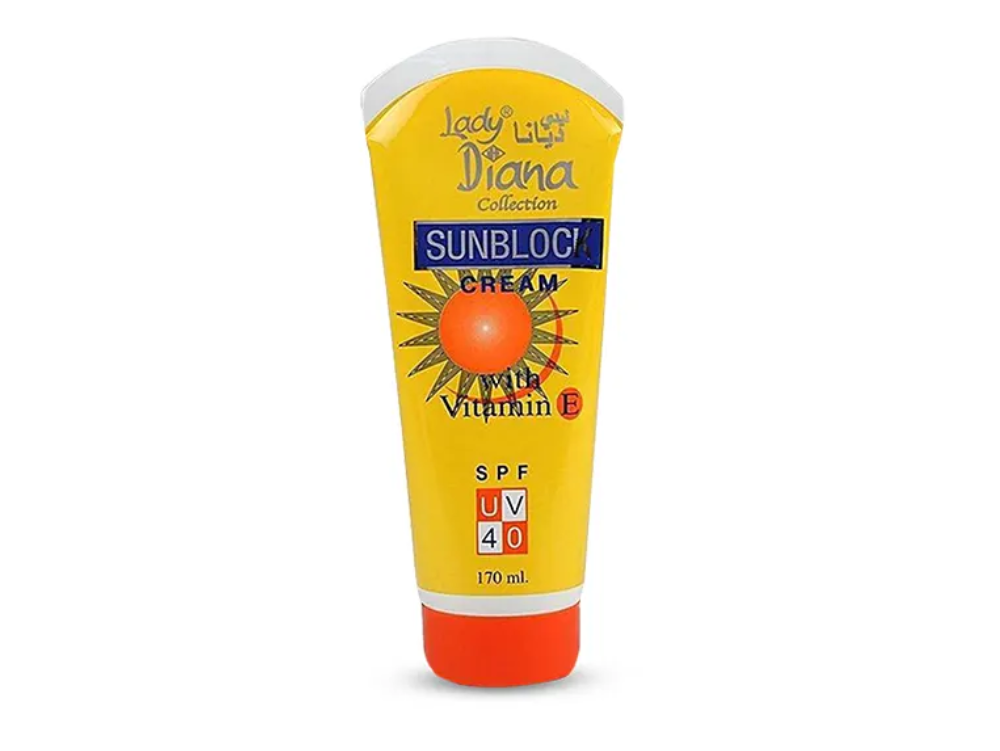 Lady Diana Collection Sunblock Cream SPF40 with Vitamin E - 170ml